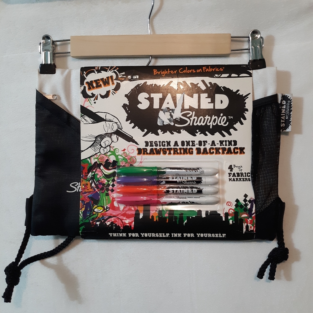Stained by Sharpie Design Your Own Backpack Set
